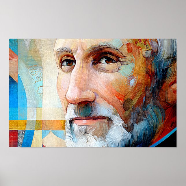 Póster Guiado por la sabiduría (Frente)