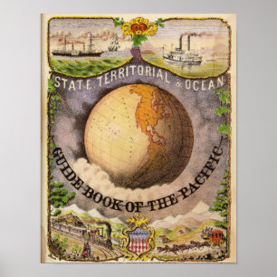 Póster Guide Book of the Pacific Cover