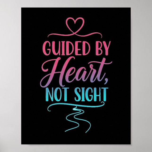 Póster Guide By Heart, Not Sight (Frente)