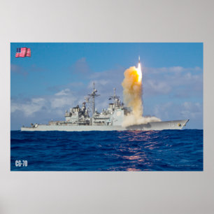 PÓSTER GUIDED-MISSILE CRUISER – CG-70