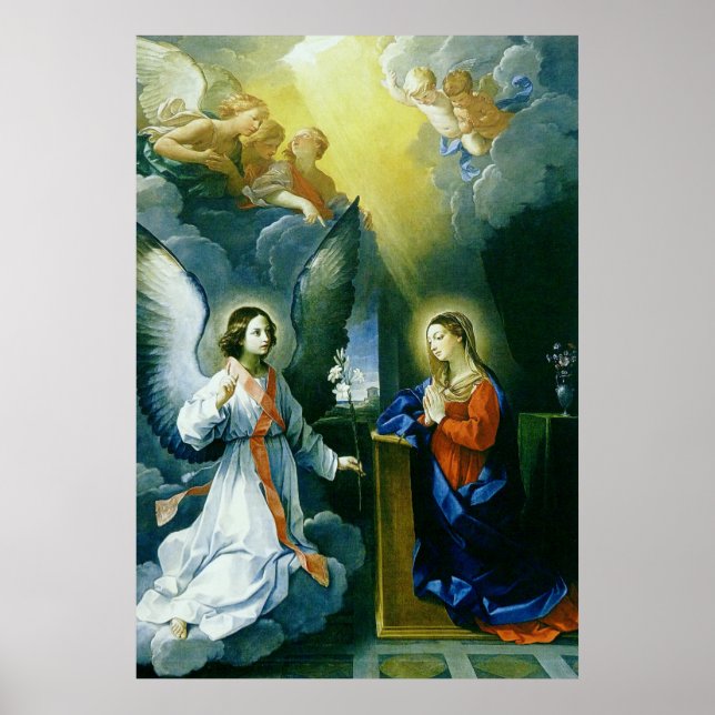 Póster Guido Reni - La Anunciación - 1629 (Frente)