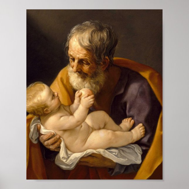Póster Guido Reni - San José y el Niño Cristo (Frente)