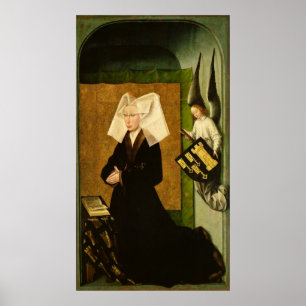 Póster Guigone de Salins, wife of the donor