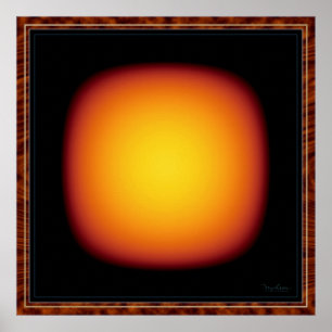 Póster Guijarro de derrota agitado