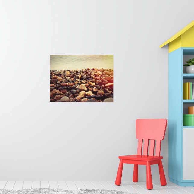 Póster guijarros costeros (Guardería 1)