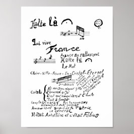 Póster Guillaume Apollinaire, Venu de Dieuze