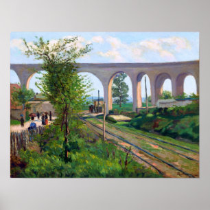 Póster Guillaumin - Acueducto de Arcueil en el paso a niv