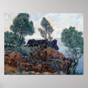Póster Guillaumin - Agay Las Rocas Rojas
