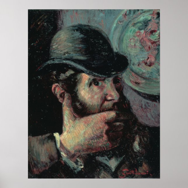 Póster Guillaumin - Autorretrato (Frente)