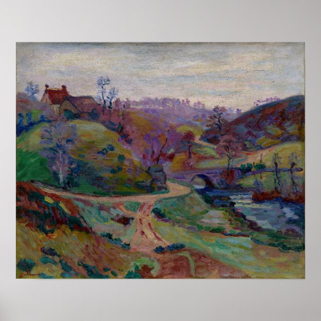 Póster Guillaumin - Crozant Pont Charraud (Frente)