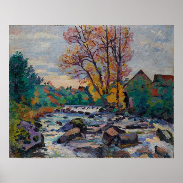 Póster Guillaumin - El molino de Bouchardon Crozant (Frente)