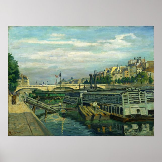 Póster Guillaumin - El Puente De Louis Philippe (Frente)