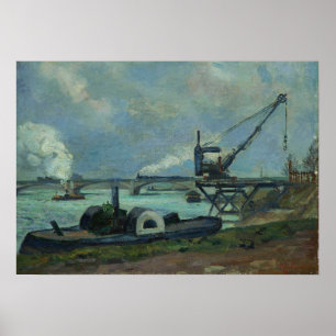 Póster Guillaumin - El Sena En París 1880