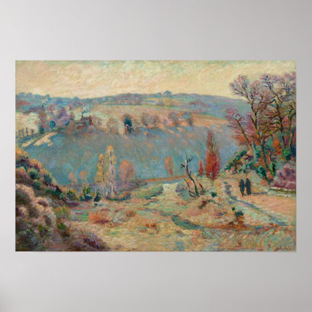 Póster Guillaumin - Escarcha blanca en el Valle de Sedell (Frente)
