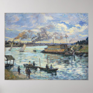 Póster Guillaumin - Escena del río