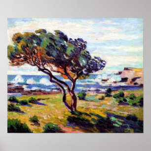 Póster Guillaumin - Ráfagas de viento Le Brusc 1911
