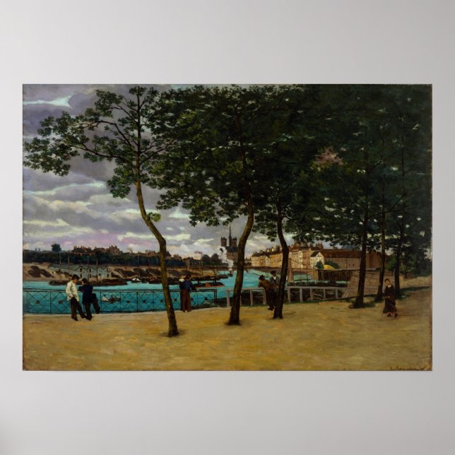 Póster Guillaumin - Vista Del Sena De París (Frente)