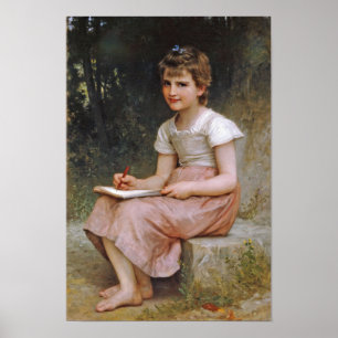 Póster Guillermo-Adolfo Bouguereau-A que llama 1896