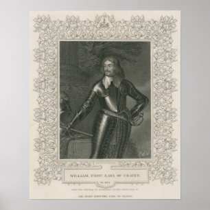 Póster Guillermo Craven, 1r conde de Craven