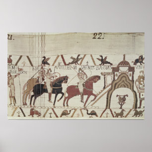 Póster Guillermo el conquistador llega Bayeux
