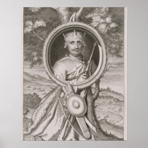 Póster Guillermo II 'Rufus' (c.1056-1100) Rey de Inglater