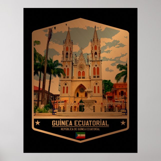 Póster Guinea Ecuatorial (Frente)