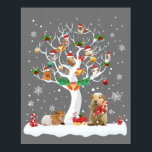 Póster Guinea Pig Christmas On Winter Tree Goat Lover Paj<br><div class="desc">Guinea Pig Christmas On Winter Tree Goat Lover Paj</div>