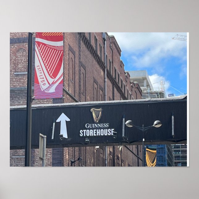 Póster Guinness Storehouse Dublin Ireland Europe (Frente)