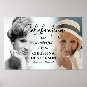 Póster Guión Celebración de la Vida Antes y Después de la