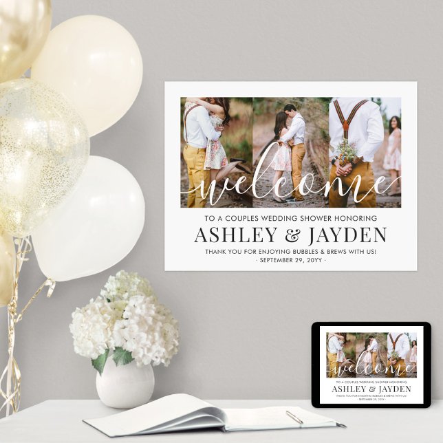 Póster Guión de Bienvenida para la Fiesta de Regalos de B (Subido por el creador)