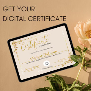 Póster Guión de oro de los Premios de Certificación de Fi