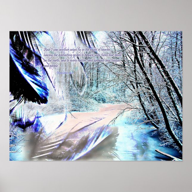 Póster Guión "La reflexión del ángel" (Frente)