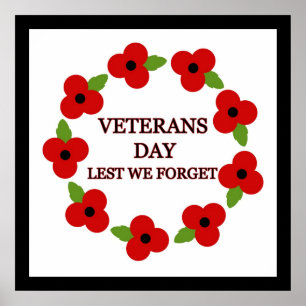 Póster Guirnalda de la amapola - poster