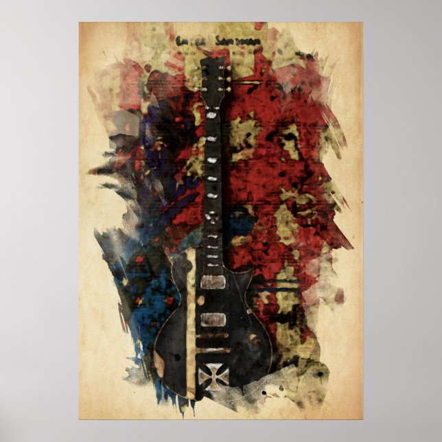 Póster Guitar (Frente)