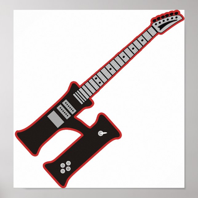 Póster Guitar H (Frente)