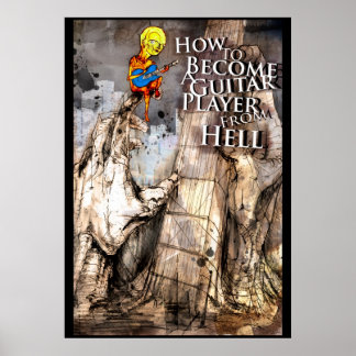 Póster GUITAR HELL print