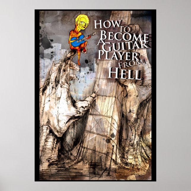 Póster GUITAR HELL print (Frente)