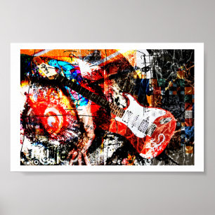 Póster Guitar Lesson