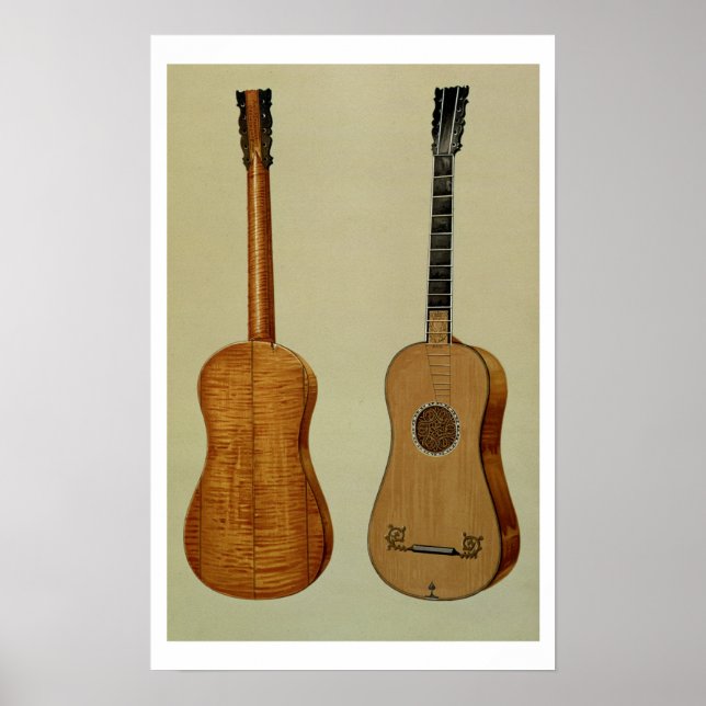 Póster Guitar made by Antonio Stradivarius (c.1644-1737), (Frente)