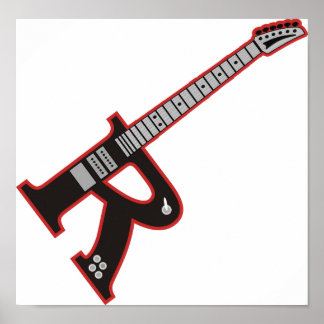 Póster Guitar R