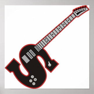 Póster Guitar S