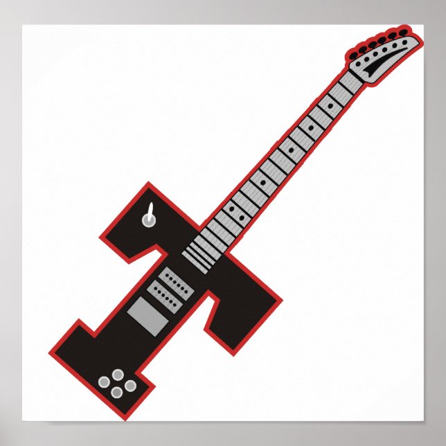 Póster Guitar T (Frente)