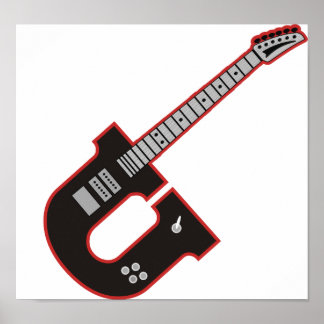 Póster Guitar U