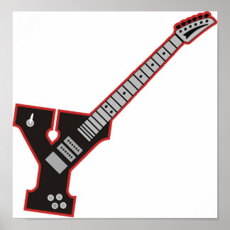 Póster Guitar Y