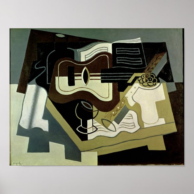 Póster Guitar y Clarinet, 1920 (Frente)