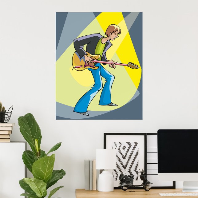 Póster Guitarista Eléctrico (Subido por el creador)