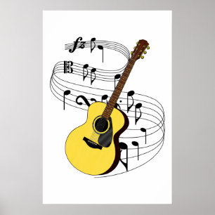 Póster Guitarra