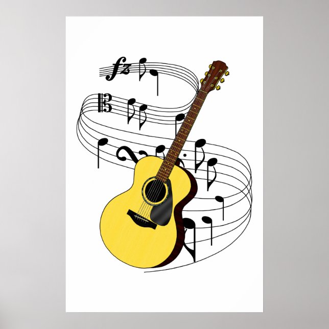 Póster Guitarra (Frente)
