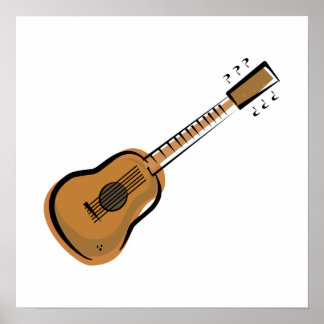 Póster guitarra