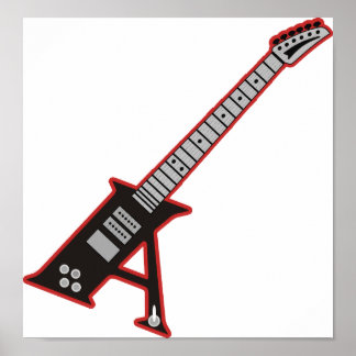 Póster Guitarra A